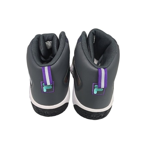 Fila Men's MB Night Walk 1BM01867 Basketball Shoe Gray Purple Size 16M - Picture 3 of 7